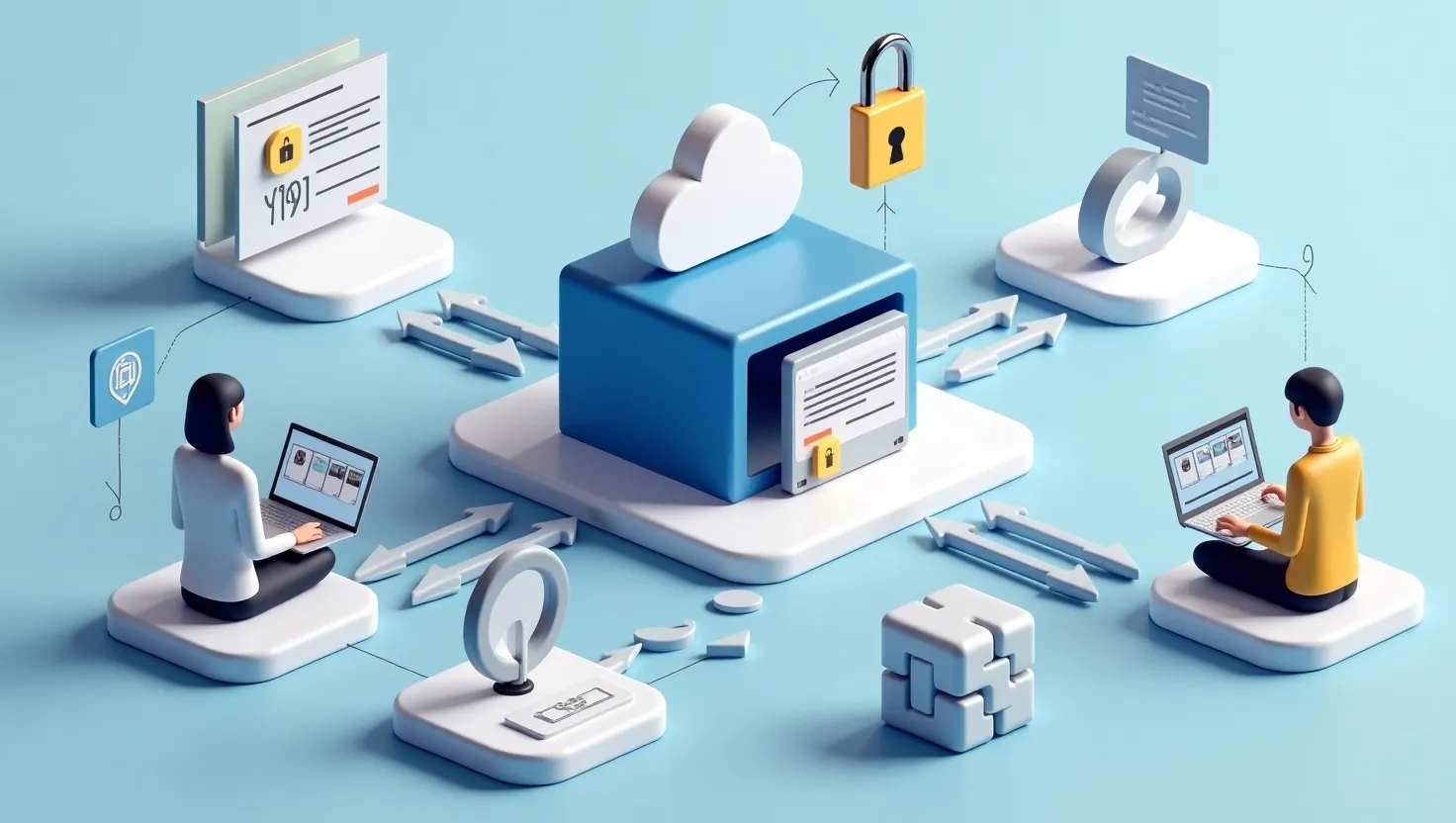 Diagram cara kerja proxy