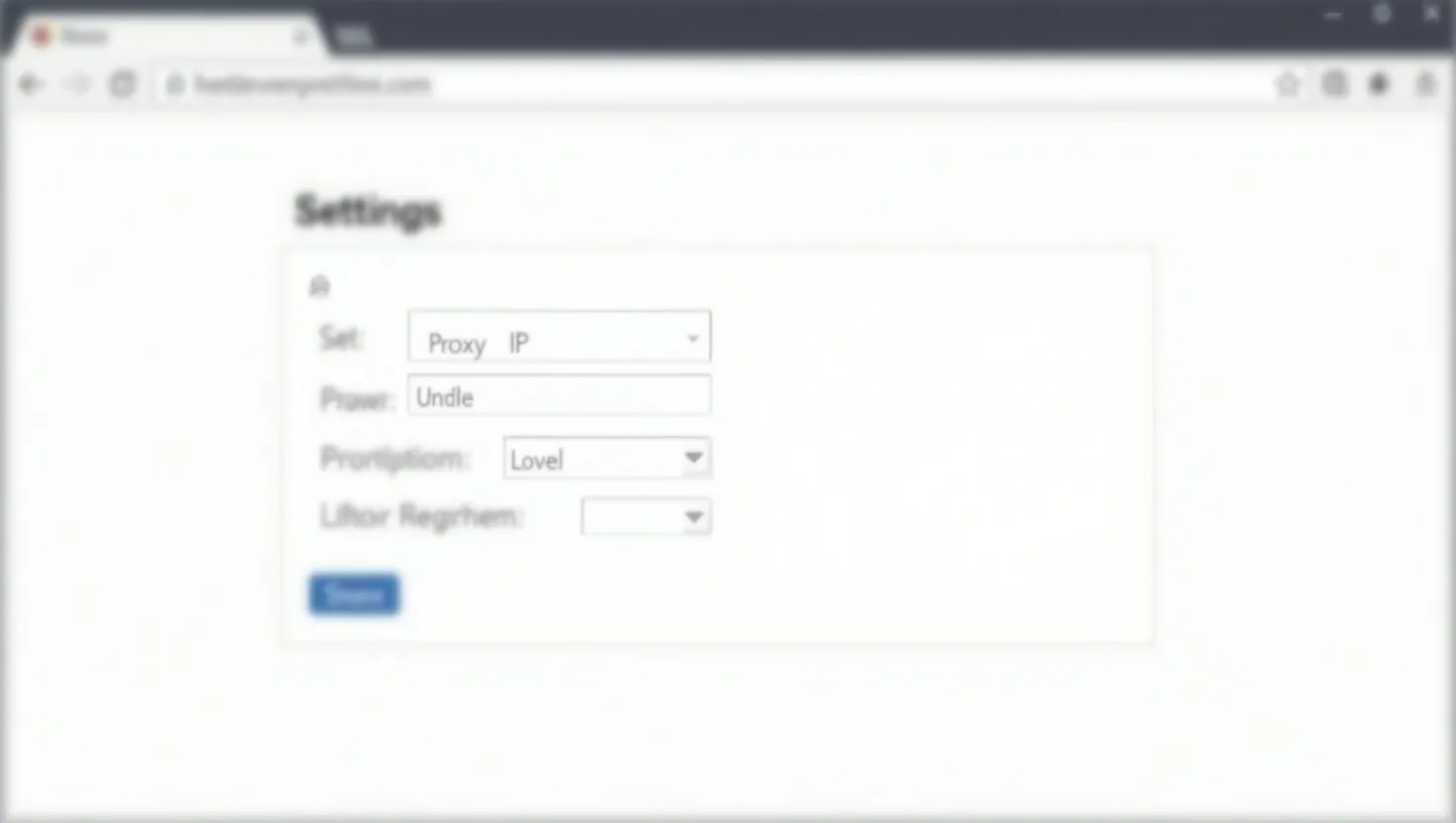 Cara mengatur proxy di browser